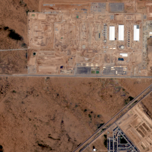 Satellite image of Meta El Paso Data Center Campus