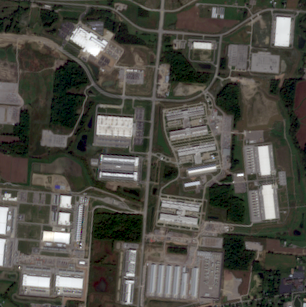 Satellite image of Meta Prometheus Supercluster (New Albany)
