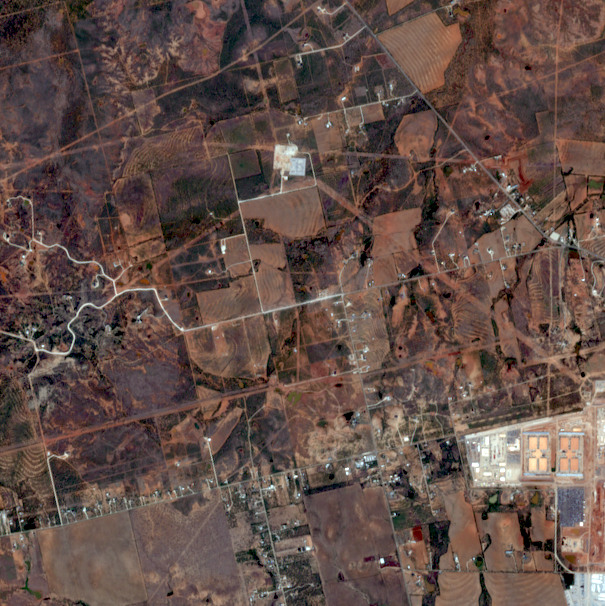 Satellite image of Stargate Abilene (Crusoe, Lancium Clean Campus)